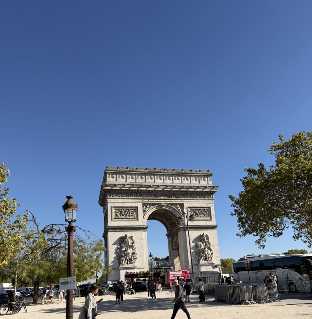 The Arc De Triomphe in Paris